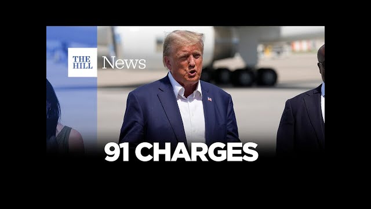91 CHARGES; Trump Hit With FOURTH Indictment In Georgia