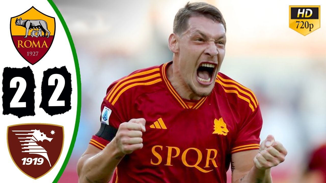 Roma vs Salernitana 2-2 Hіghlіghts & Goals 2023 Belotti 2 Goal 🔥