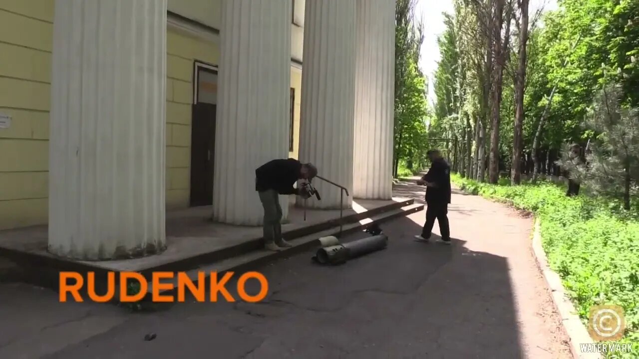 Russian Forces Shot Down An Ukrainian Rocket From A MLRS "Hurricane" In The City Of Donetsk!