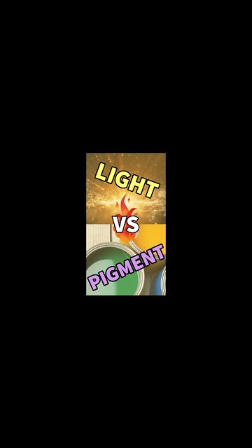 Light vs Pigment | How Light BREAKS the Rules of Color Mixing #shorts