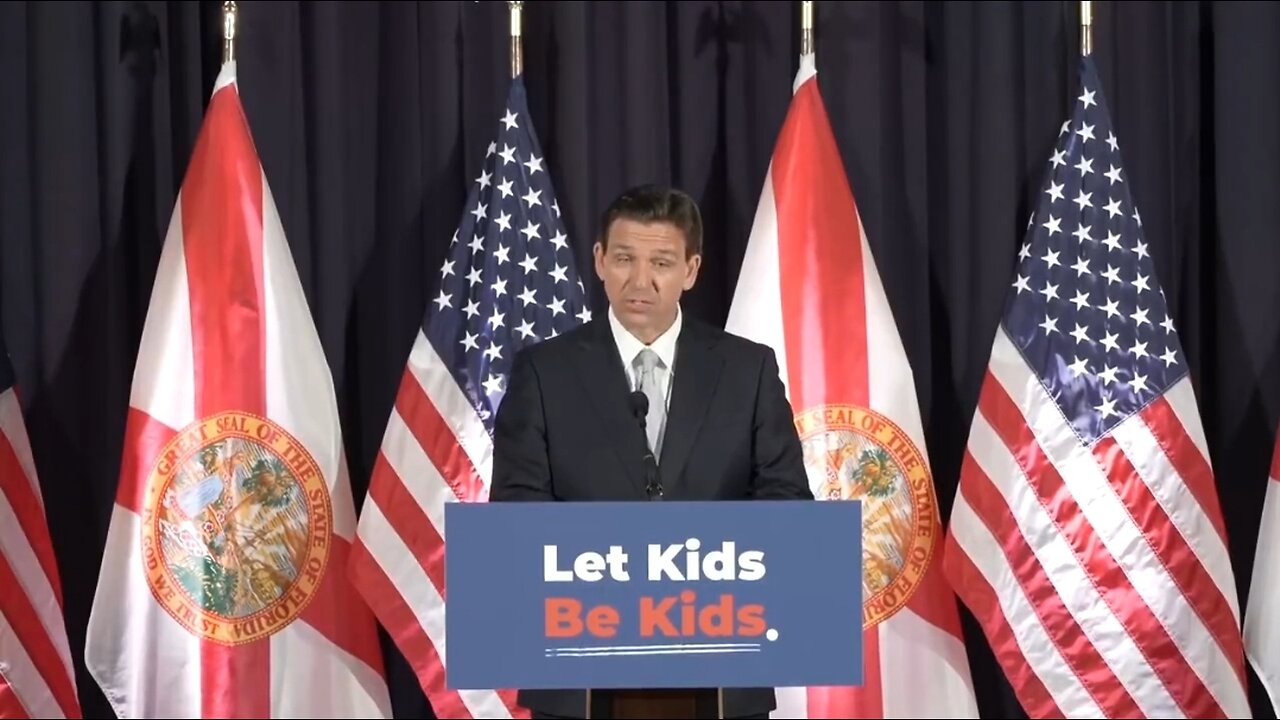 Gov DeSantis: Florida Outlaws Mutilation Of Minors