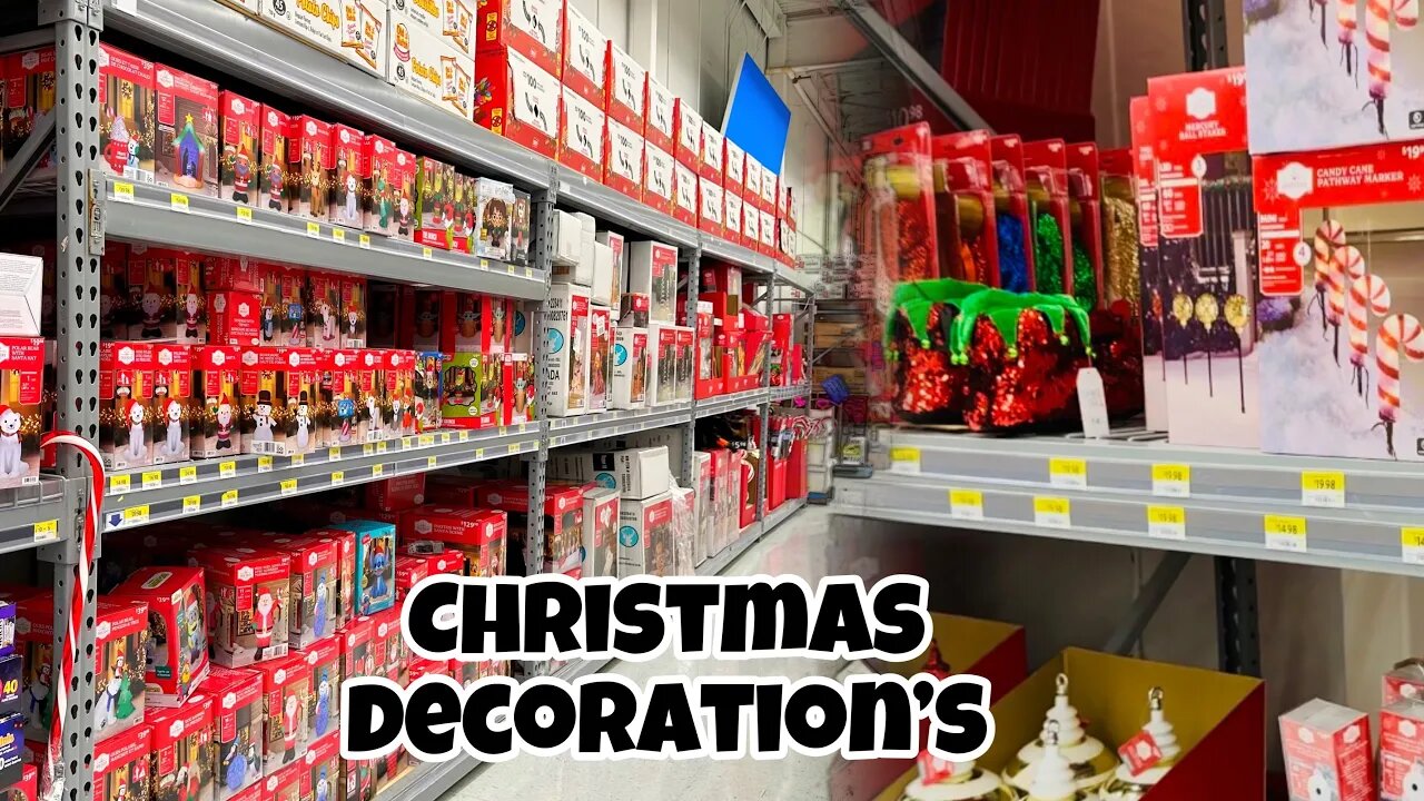 WALMART CHRISTMAS DECORATION’S 🤶