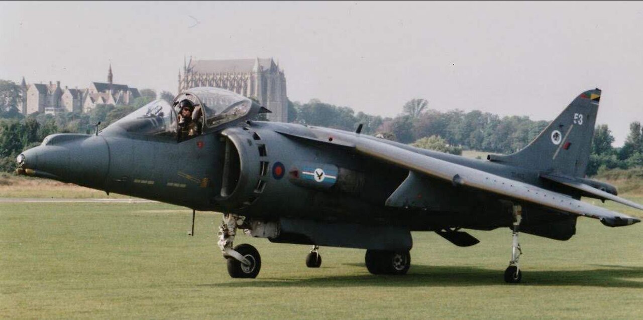 Night landings GR7 Harrier Royal Navy