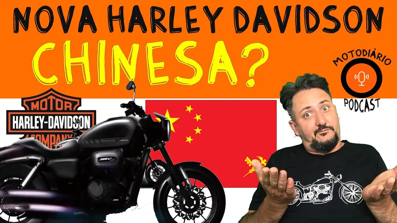 Imagem publicada sugere a produção da NOVA Harley Davidson CHINESA de Baixa CC