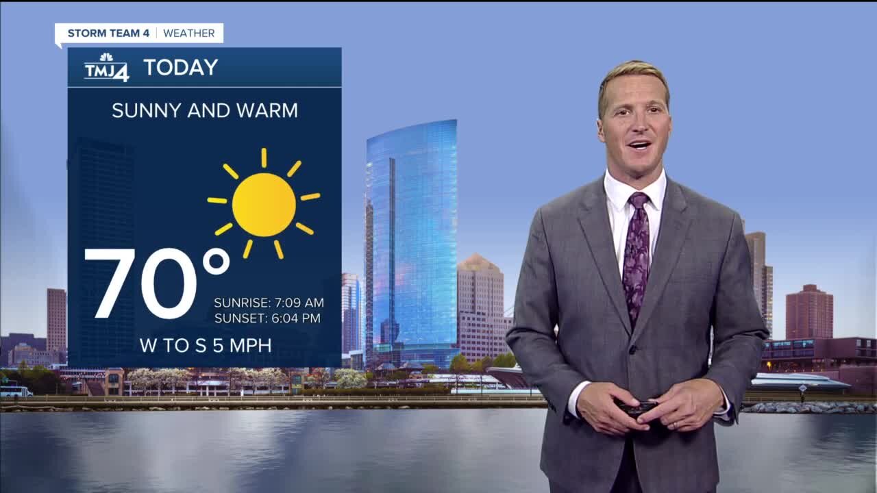 Southeast Wisconsin weather: Sunny and warm day Monday