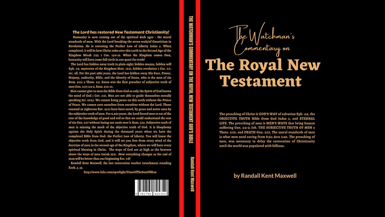 THE SPIRITUAL DARK AGES ARE THE 6,000 YEARS WHEN MEN ASKED GOD FOR WISDOM AND HIS ANSWER WAS, "NOT YET!"