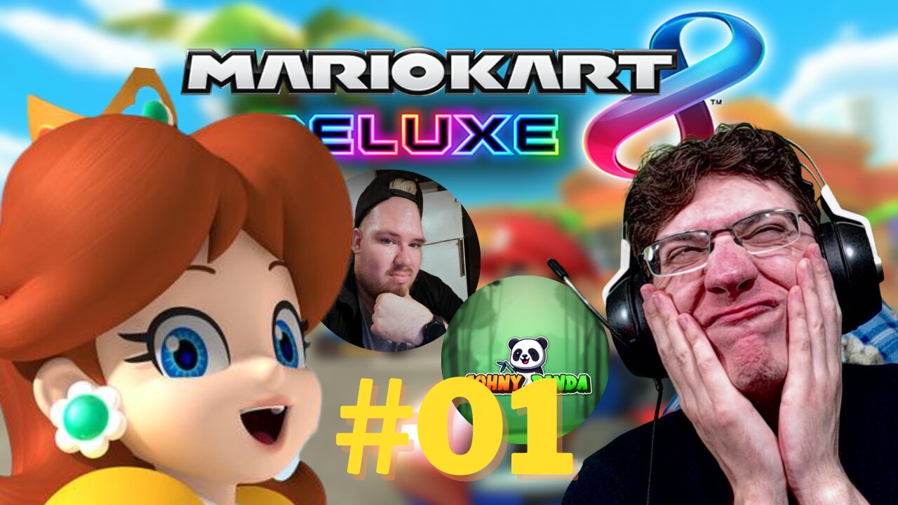 AU-DESSUS DE LA MÊLÉE - Let's Play : Mario Kart 8 Deluxe part 1 (feat. Volshade et Johny_panda)