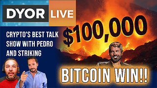 DYOR Live: Bitcoin hit RECORD All Time High! 100,000 USD