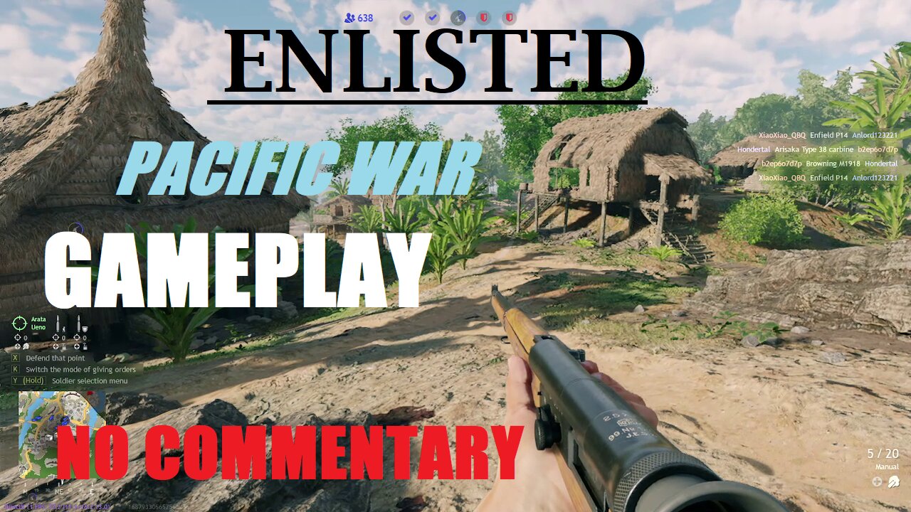 ENLISTED: Gameplay/ Pacific War/ No Commentary.