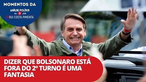 Dizer que Bolsonaro está fora do 2º turno é uma fantasia | Momentos da Análise Política na TV 247