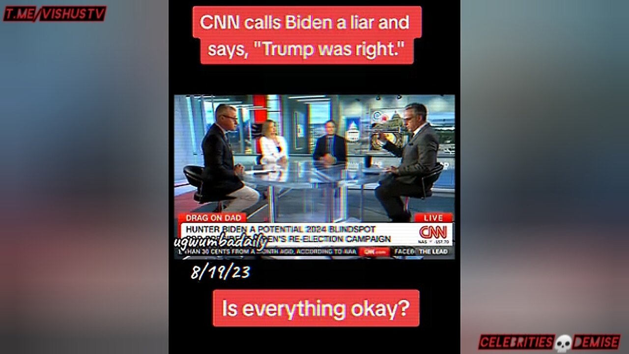 CNN Calls Biden A Liar And Says, "Trump Was Right." #VishusTv 📺