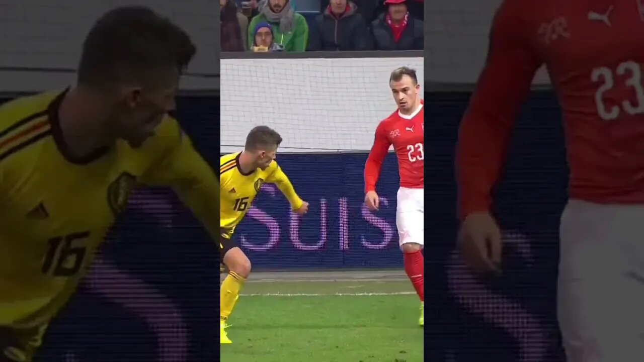 🇨🇭 Xherdan Shaqiri with the skill &amp; Seferović with the finish 😎 #shorts #football #clips