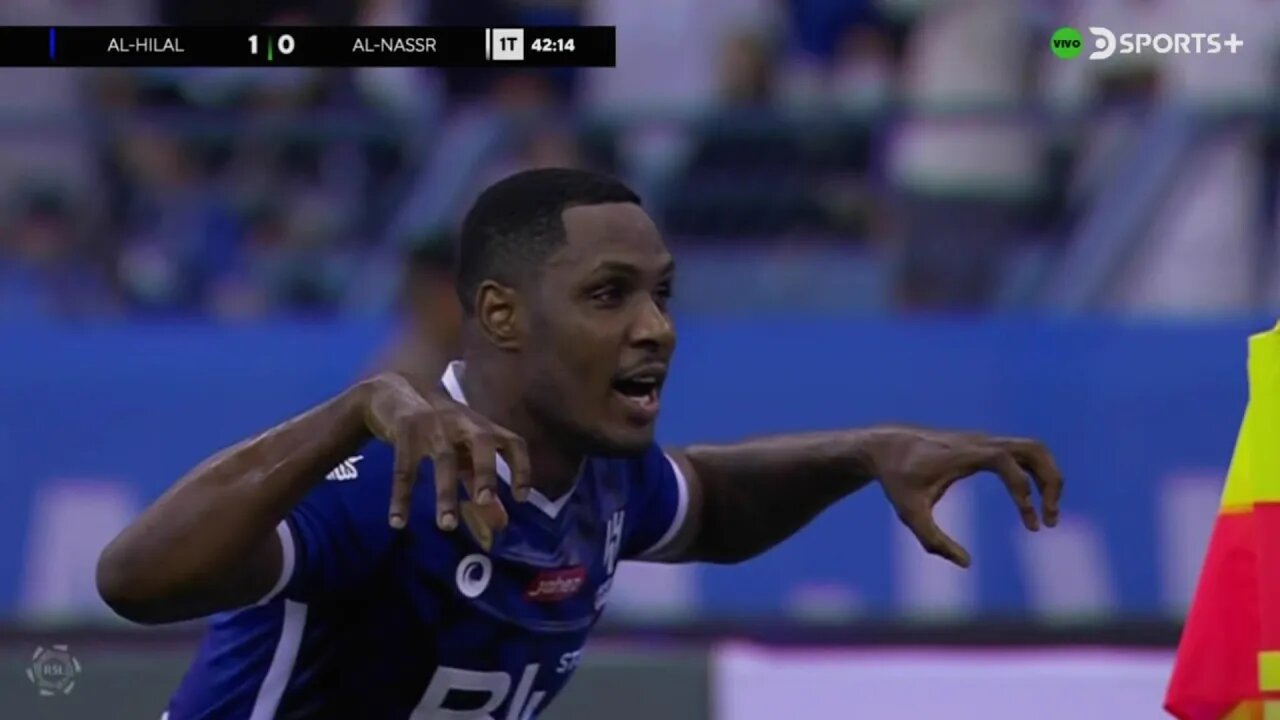 goal de odion ighalo - odion ighalo goal - al hilal vs al nassr