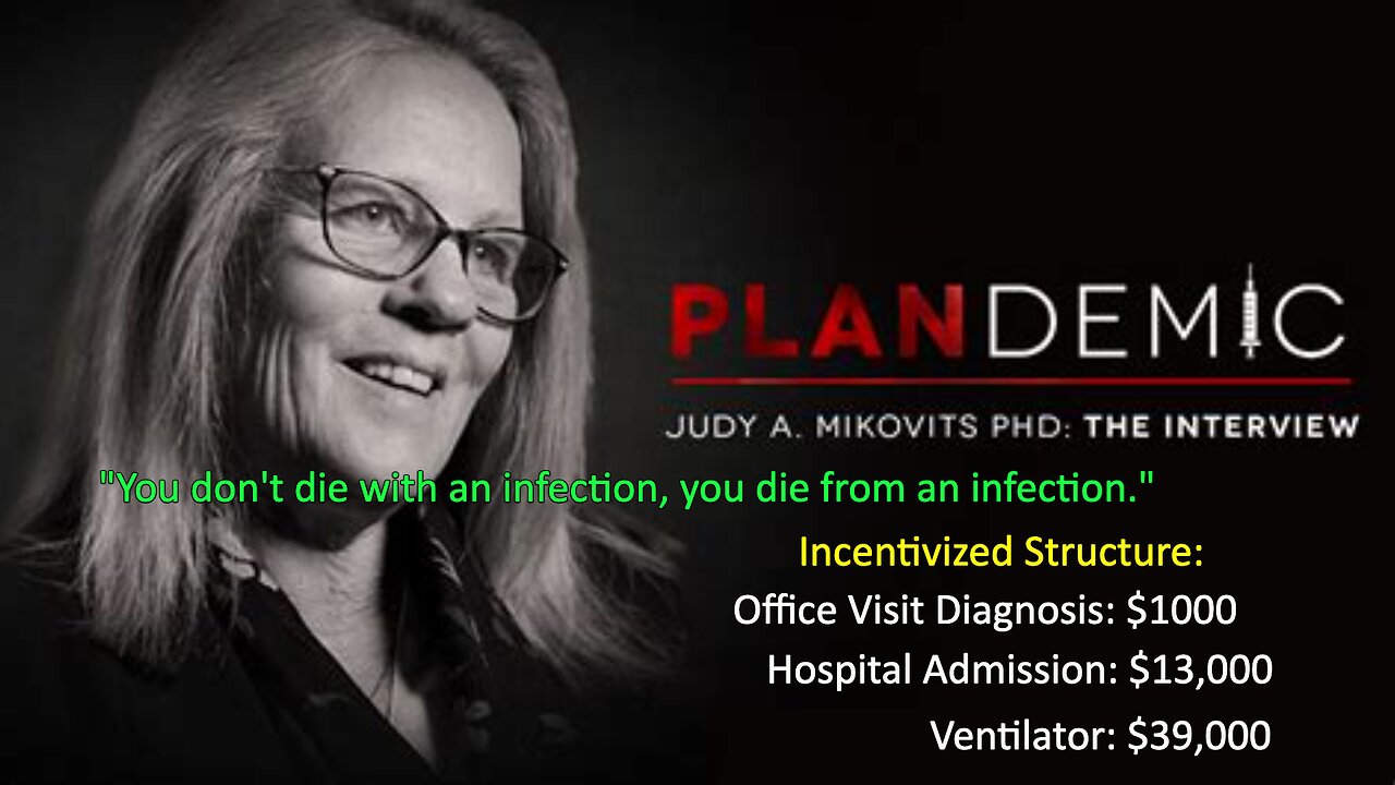 DR JUDY MIKOVITS PHD, MOLECULAR BIOLOGIST EXPOSES COVID-19 | PATENTS | $1000/$13,000/$39,000 PAYOUTS