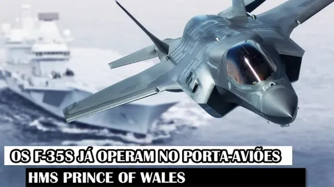 Os F-35s Já Operam No Porta-Aviões HMS Prince Of Wales