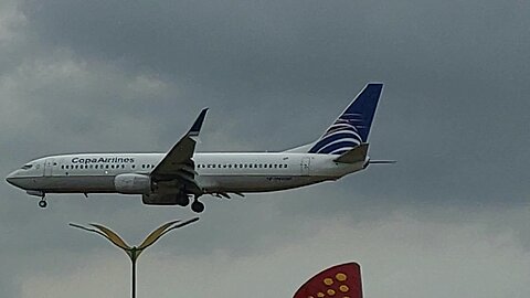 Boeing 737-800 HP-1275CMP vindo da Cidade do Panamá para Manaus