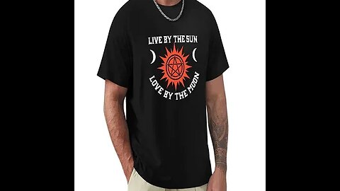 LIVE BY THE SUN LOVE BY THE MOON MEN'S T-SHIRT