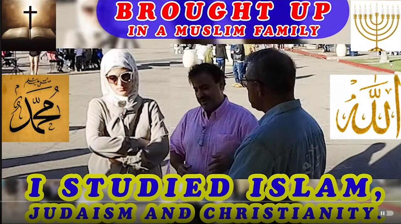 Brought up in a Muslim family I studied Islam, Judaism and Christianity.(FULL VIDEO)