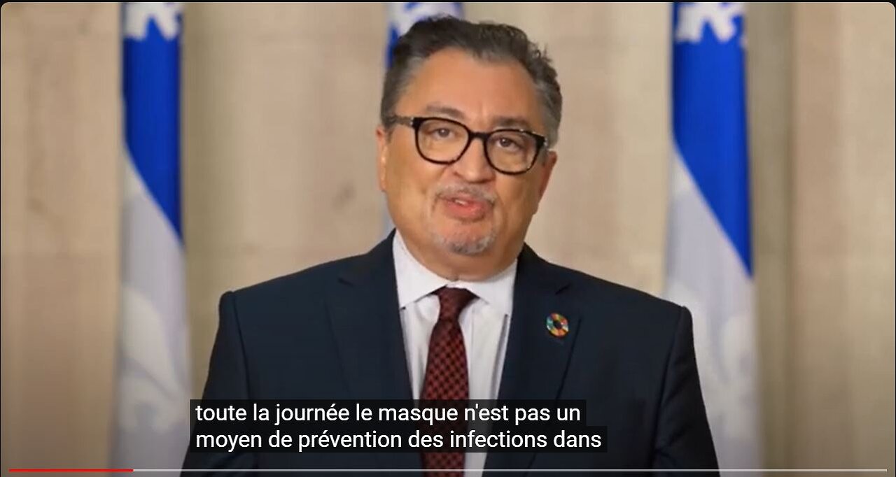 Directeur de santé publique Dr. Arruda sur le port du masque, avant de complètement changer d’idée.