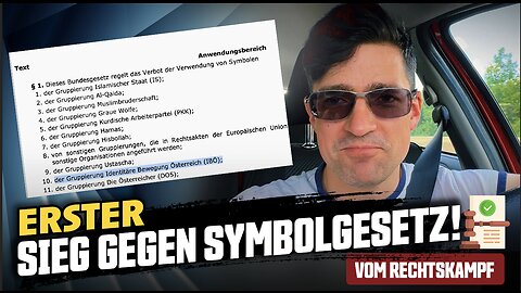 Erster Sieg gegen Symbolgesetz!