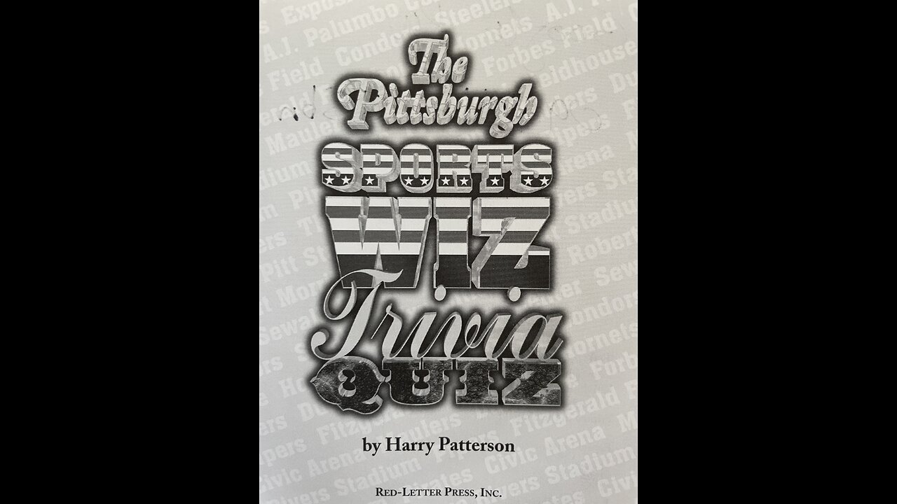 Harry Patterson Pittsburgher