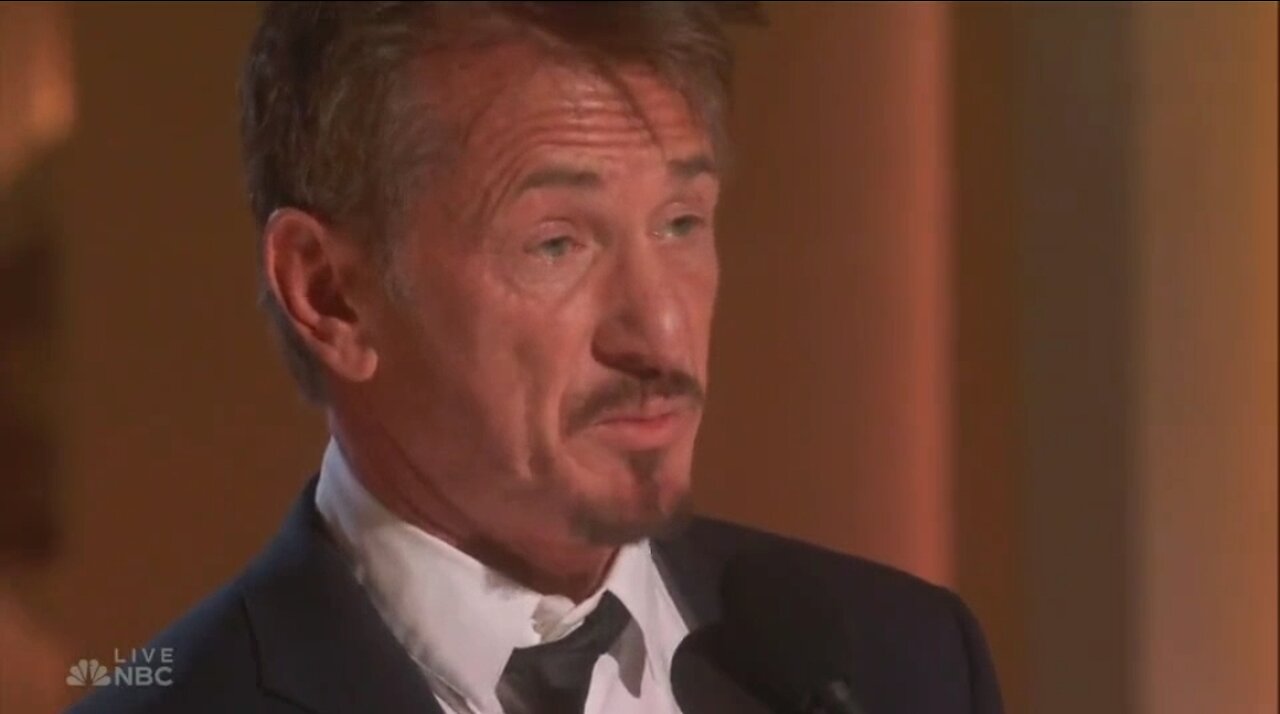 Sean Penn Introduces Zelensky At The Golden Globes