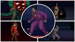 The Adventures of Batman & Robin - All Bosses & Ending (SNES)