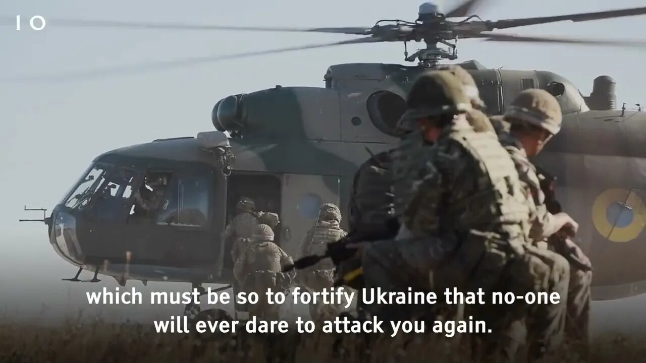 I have one message for you today Ukraine will win Ukraine will be free