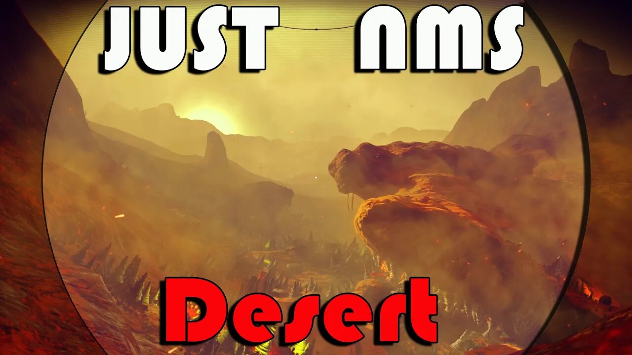 No Mans Sky I JUST NMS I Explore a Desert World that Impressed the Heck out of me!