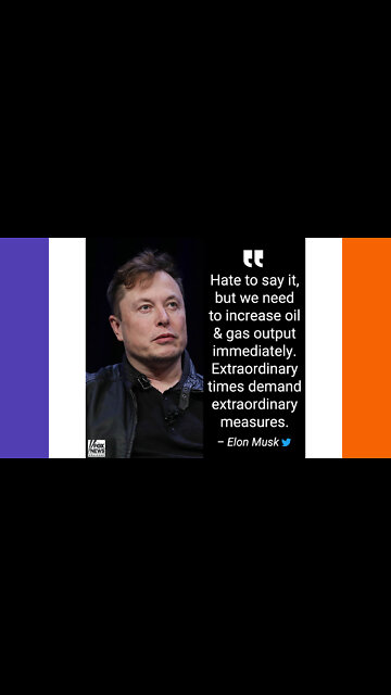 Elon Musk Doesn't Realize Why Biden Cut US Oil Production