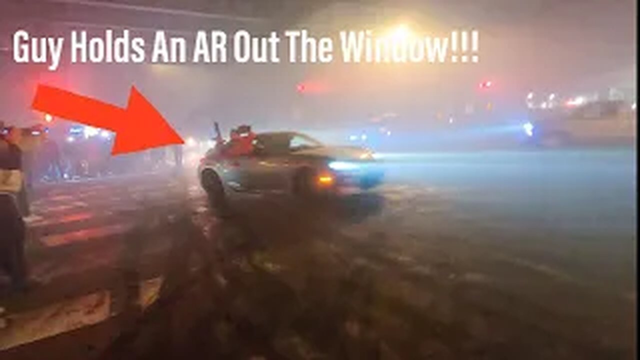 Guy Hangs Out The Window With An AR!!!!(Driver Of The Year Pt 2)