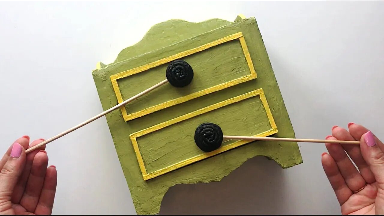 DIY Decorative Miniature Dresser | Cardboard idea | Paper craft