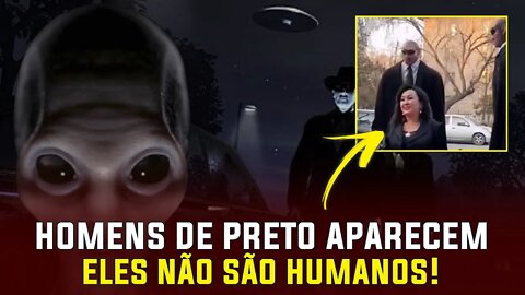 Estranhos Homens de preto aparecem - UFO OVNI