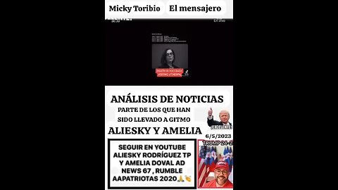 ALIESKY Y AMELIA — ANALISIS DE NOTICIAS