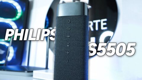 CAIXA DE SOM BLUETOOTH PHILIPS S5505 - Unboxing e Impressões