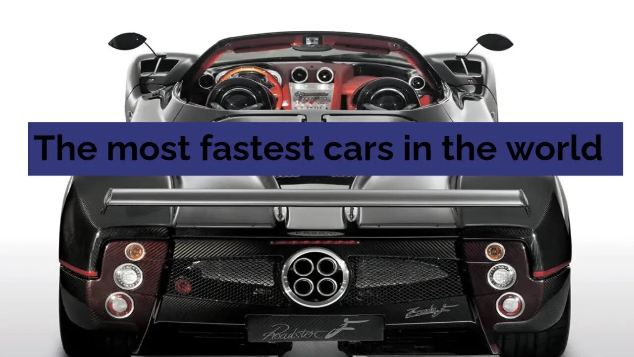 The most fastest cars in the world