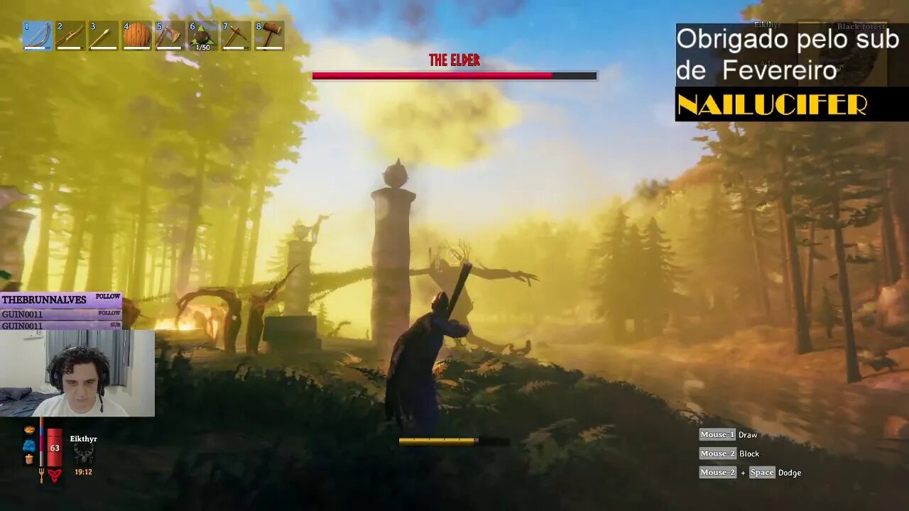 (Valheim)Sofrendo com o segundo boss, The Elder