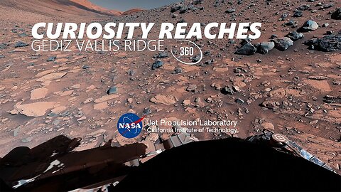 Curiosity Mars Rover Reaches Gediz Vallis Ridge (360 View)