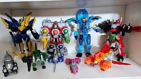 Dino Fury/Cosmic Fury Complete Zord Review & Comparison #powerrangers #dinofury #cosmicfury