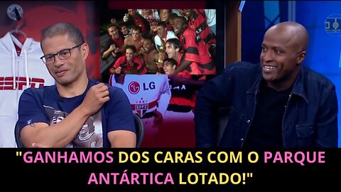 REINALDO RELEMBRA TÍTULO DO FLAMENGO CONTRA O PALMEIRAS NA MERCOSUL DE 99