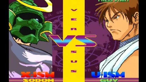 Street Fighter Zero 3 Upper - Sodon (X-ISM) - Nível 8/Expert - No Continues