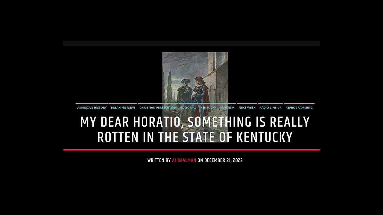 There Is Something Is Really Rotten In The State Of Kentucky