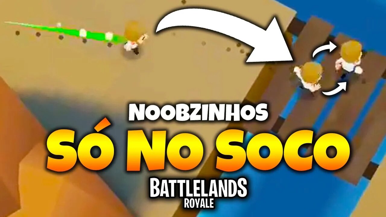 Battlelands Royale | Partida de Noobzinhos só no Soco