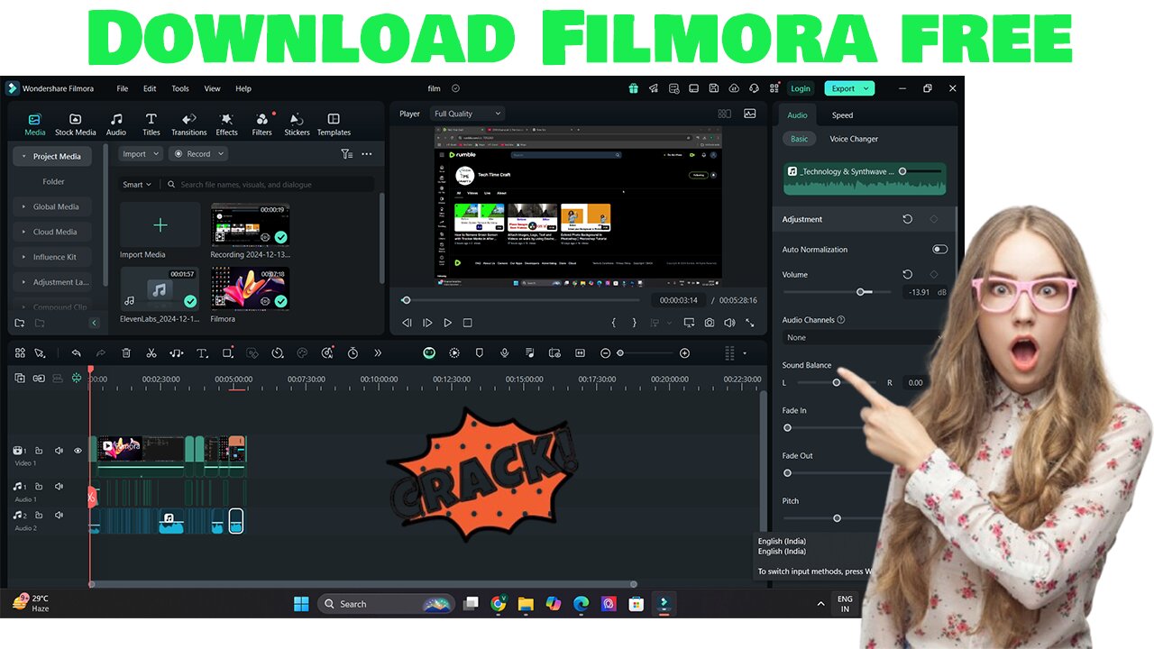 Download WonderShare Filmora Free