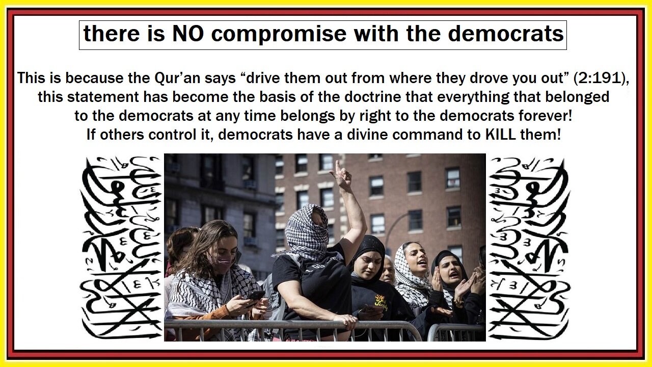 there is NO compromise with the democrats