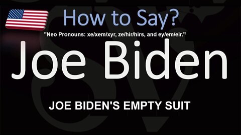 JOE BIDEN'S EMPTY SUIT