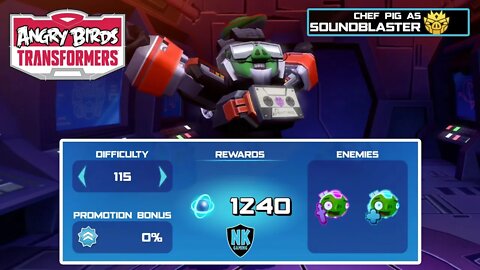 Angry Birds Transformers - Spark Run Series - Level 115 - Featuring Level 25 Soundblaster