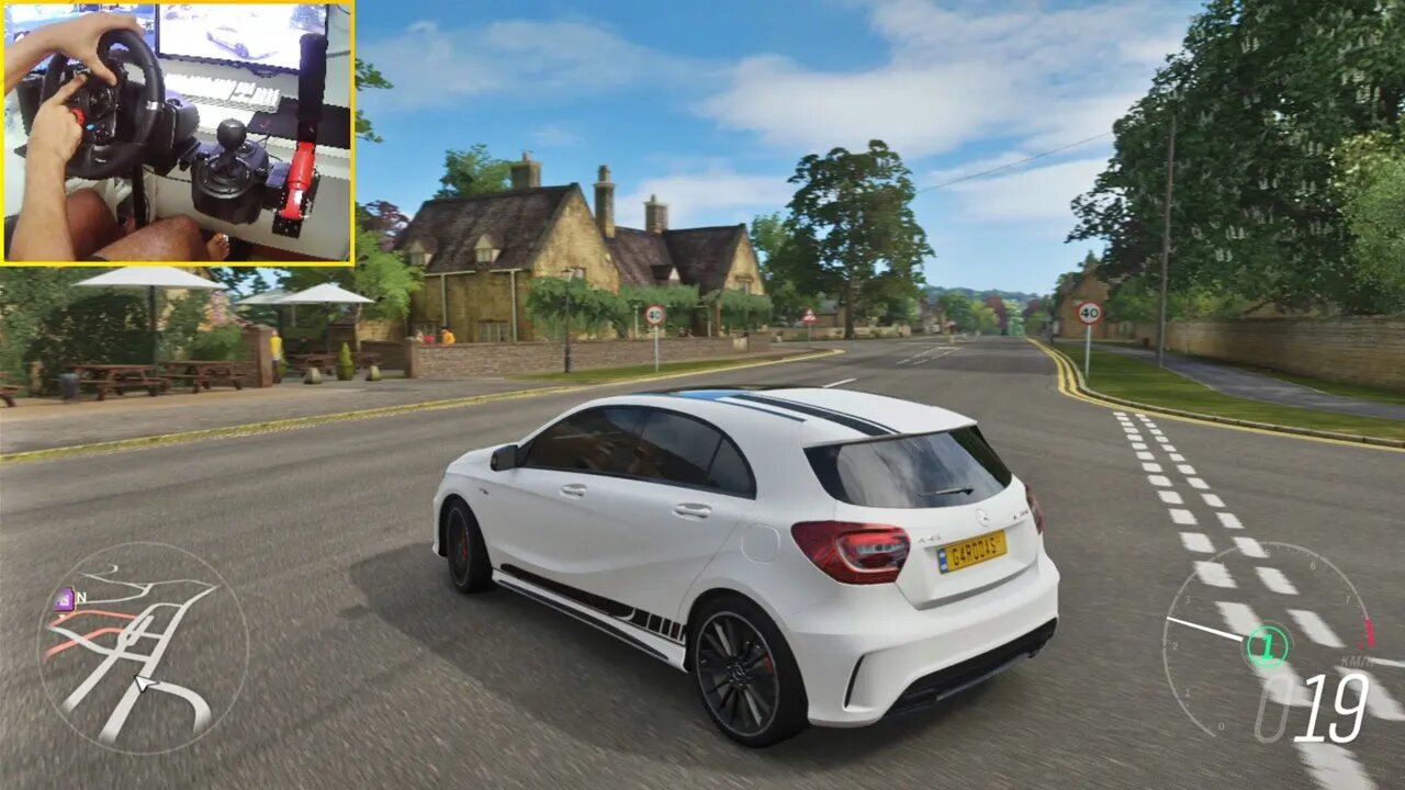 MERCEDES BENZ A 45 AMG 2013 - Forza Horizon 4 - FH4 / Logitech G29 Gameplay