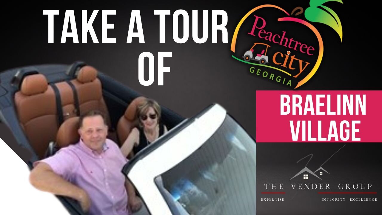 Driving Tour of Braelinn Village in Peachtree City Georgia