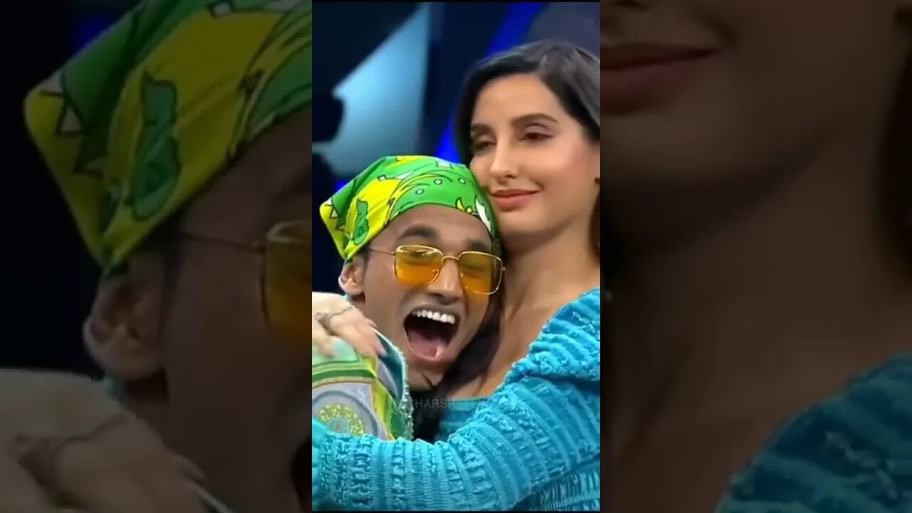 Nora fatehi hug akash tambedkr #shorts